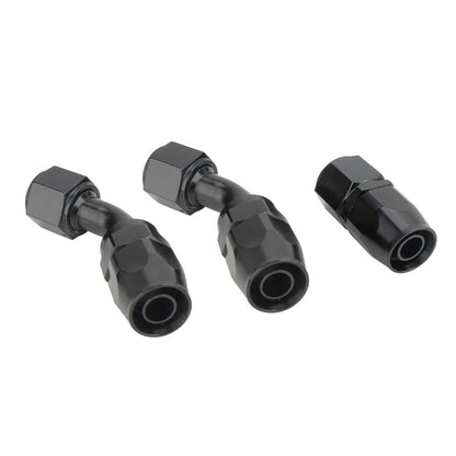 Solidspare Turbo Charger Oil Drain Return Line Oil Feed Complete Kit For T3 T4 T70 T66 GT35