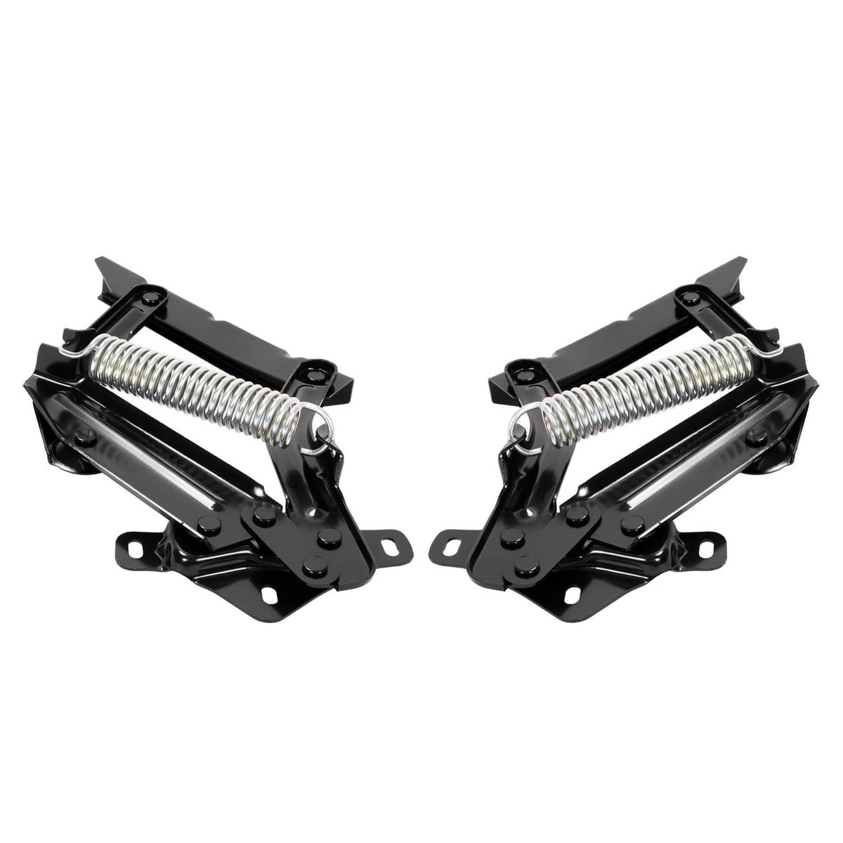 Solid Spare Hood Hinges Pair LH+RH For 1973-1979 Ford F100 F150 F250 F350 Bronco w/ Spring