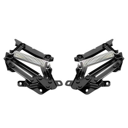 Solid Spare Hood Hinges Pair LH+RH For 1973-1979 Ford F100 F150 F250 F350 Bronco w/ Spring