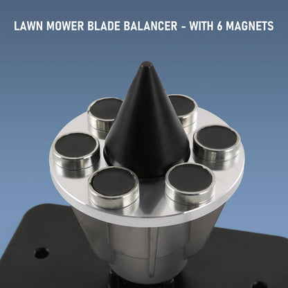 Solidspare For 42-047 Black Magnetic Wall Mount Blade Balancer Lawn Mower Zero Turn