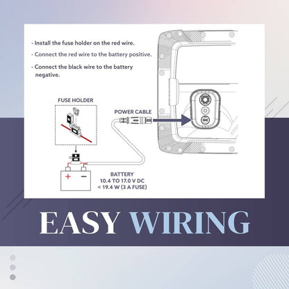 Solidspare 000-14172-001 Replace for Lowrance HOOK2 Reveal Cruise Power Cord 5 7 9 12 inch