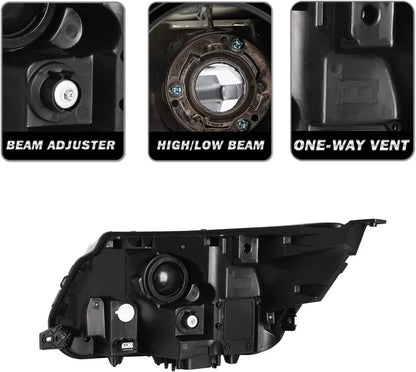 Solidspare Right Side LED DRL Headlight For Ford Explorer Limited/XLT/Platinum 2016-2019