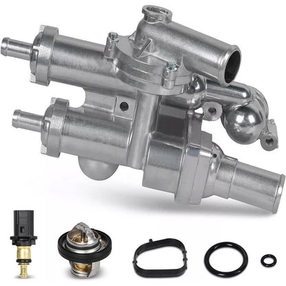 Solidspare Thermostat Housing Assembly for 2009-2020 Dodge Journey 2008-2014 Avenger 2.4L