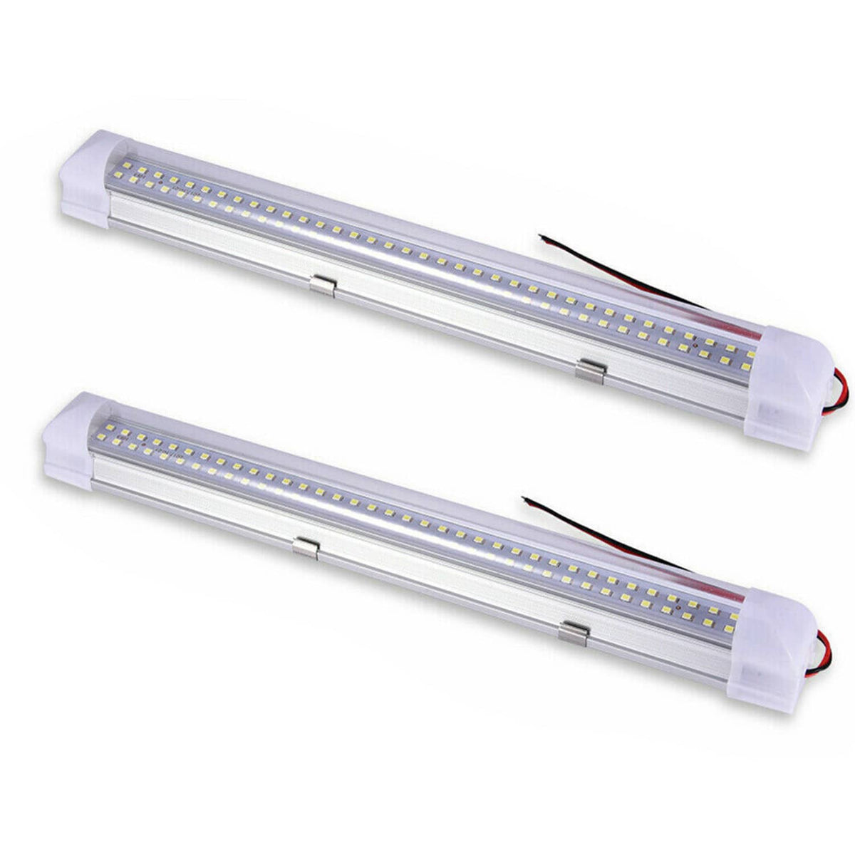 Solidspare 2Pcs 108LED Led RV Ceiling Dome Light LED Interior Lighting for Trailer Camper