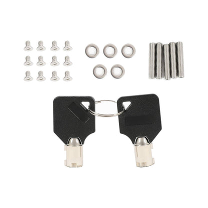 Solid Spare For Hummer H2 2003-2009 Locking Fuel Door Gas Tank Cap Cover Aluminum Chrome
