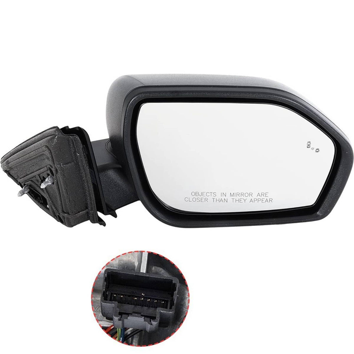 Solidspare Passenger Side Mirror For 2020-2023 Ford Explorer Manual Folding Power Heated