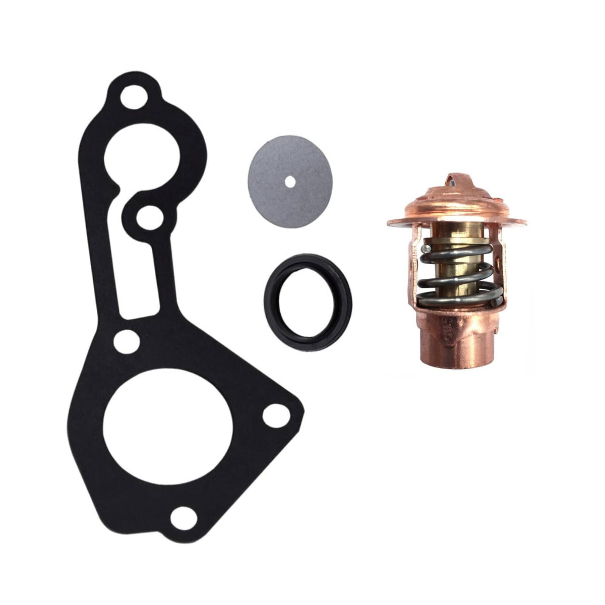 Solid Spare MERCURY MARINER 8032 2 STROKE 143 THERMOSTAT KIT 100 115 125 4 CYL "L4" 803061T1