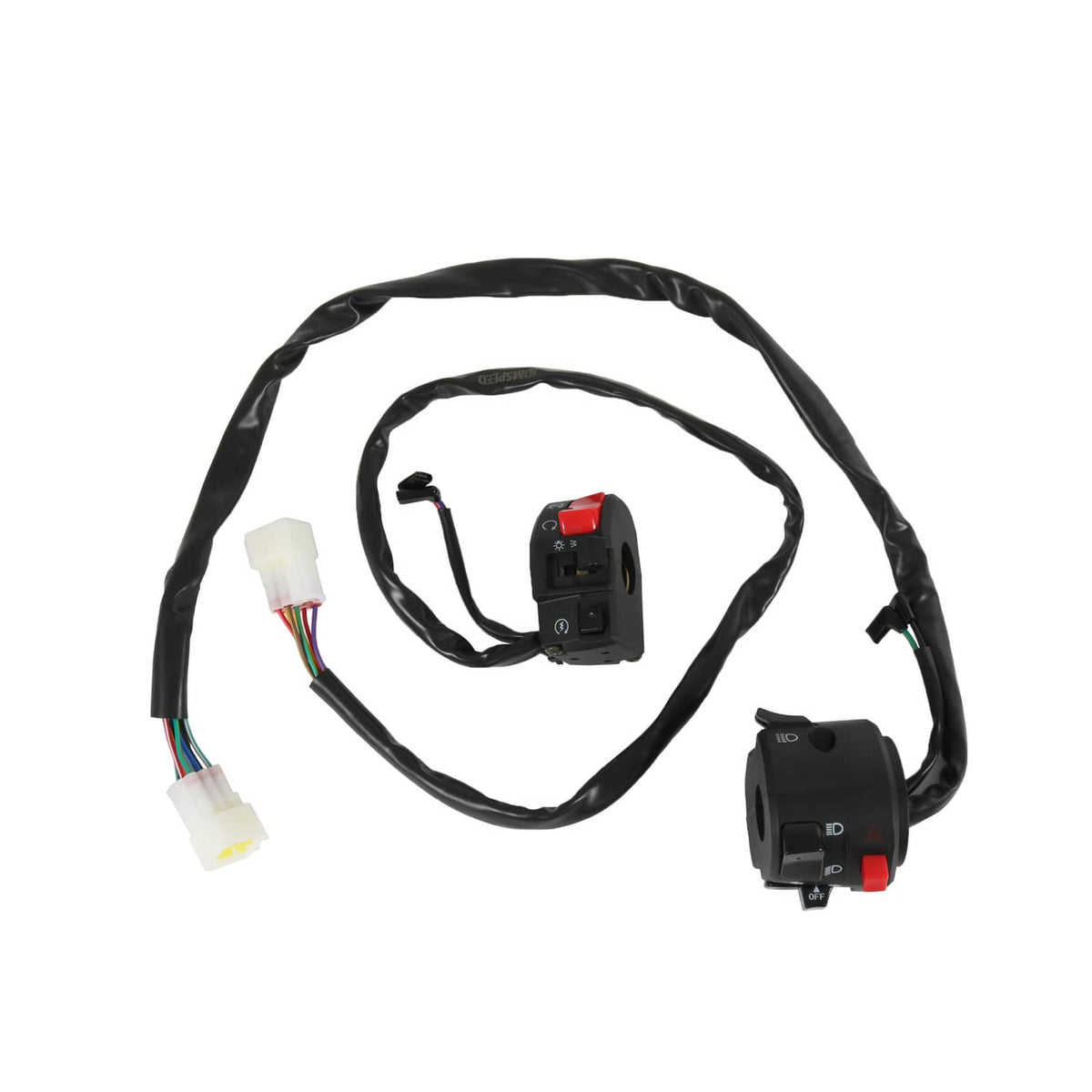 Solidspare 7/8" Motorcycle Handlebar Horn Button Turn Signal Fog Light Controller Switch