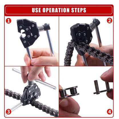 Solidspare Roller Chain Tools Kit 25-60 Chain Detacher Breaker Cutter Tool For Bike / ATV