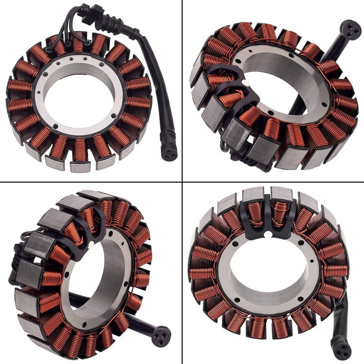Solidspare HIGH QUALITY STATOR COIL FOR HARLEY 2008-2017 SOFTAIL & DYNA REPLACE # 30017-08