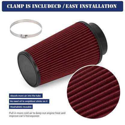 Solidspare New Cold Air Intake & Filter For 2007.5-2012 Dodge Ram 2500 Cummins Diesel 6.7L
