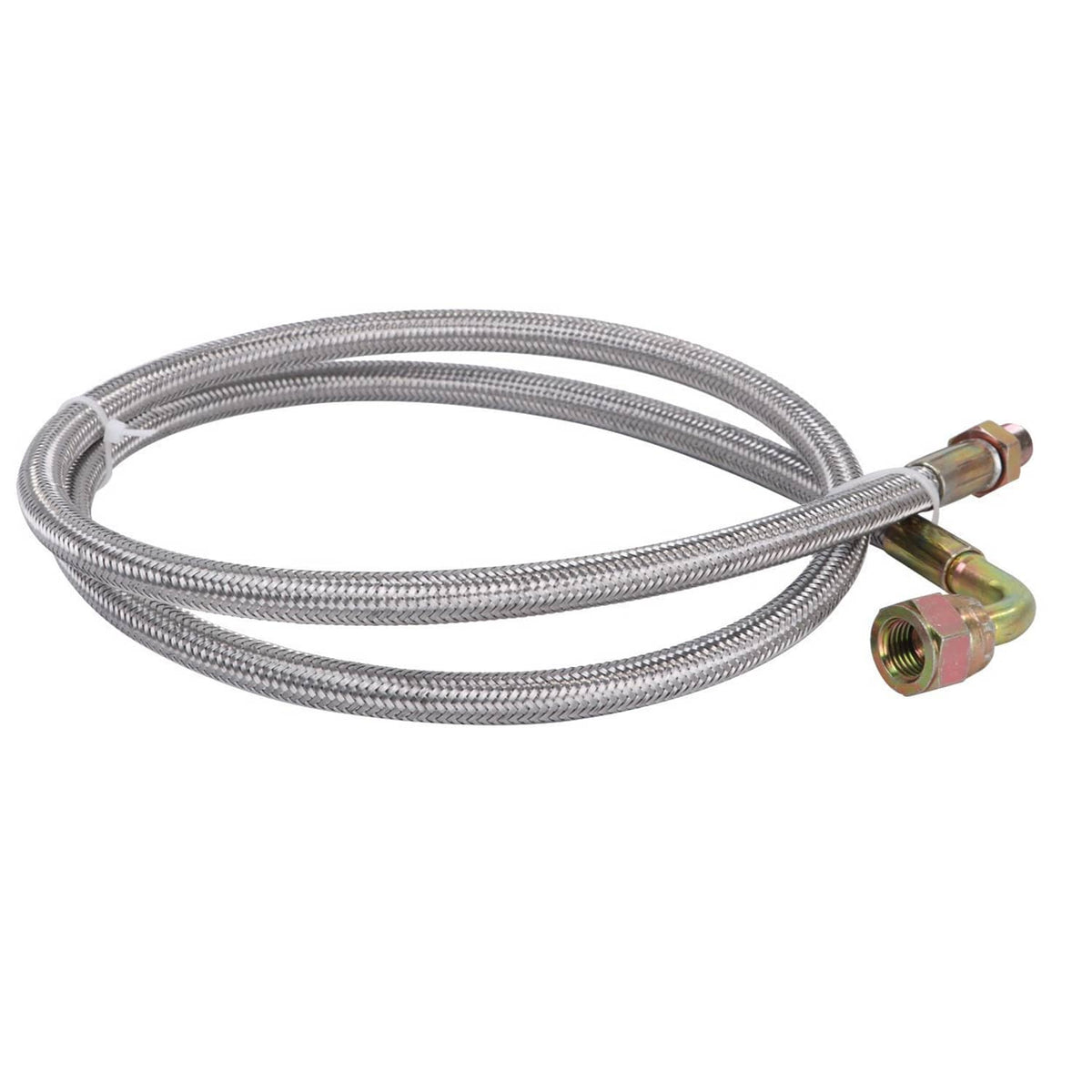 Solidspare 41" Turbo Oil Feed Line Kits For T3 T4 T60 T61 T70 1/8 PNT 90 Degree AN4