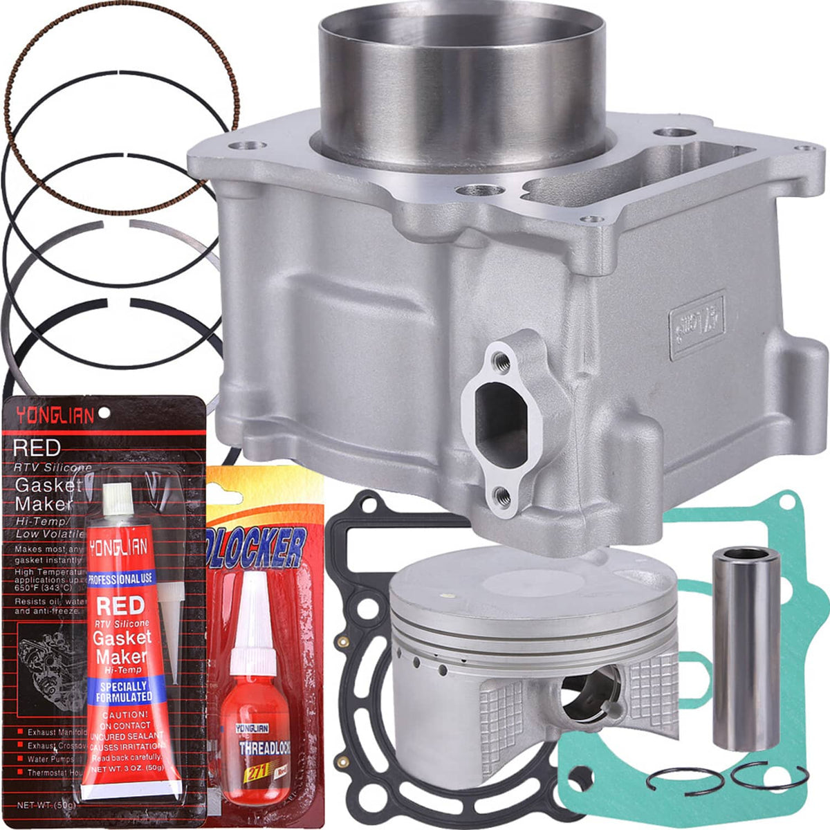Solidspare HISUN 500 HS YS UTV ATV TOP End Kit Cylinder PISTON Rings GASKETS 13101-004-0000
