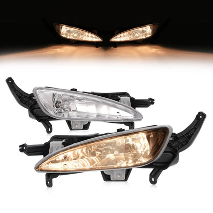Solid Spare Pair Fog Lights w/Brackets For Kia Optima 2011-2013 (Except HYBRID) RH+LH