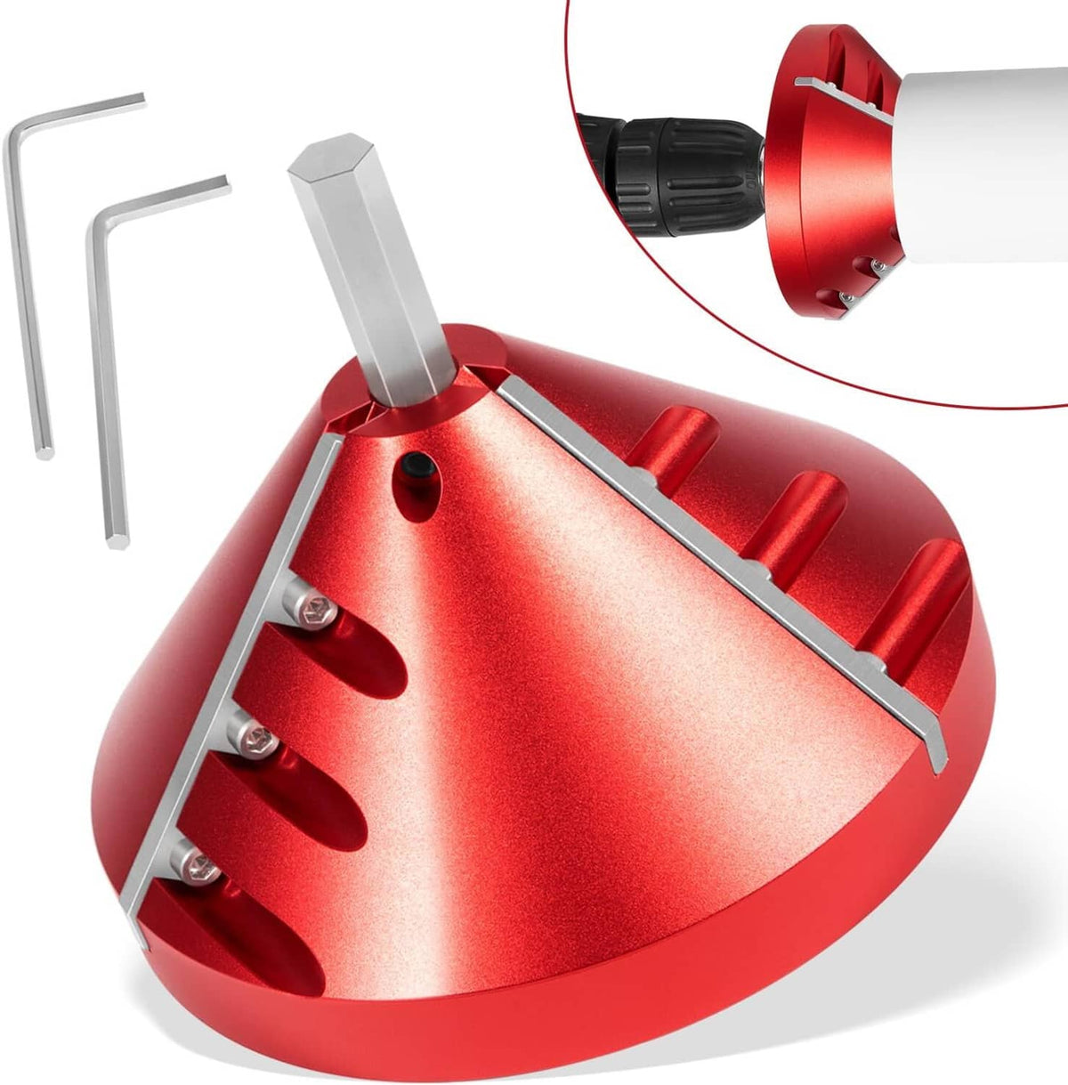 Solid Spare 2 in 1 Inner-Outer PVC Deburring Tool PVC Chamfer Tool for PVC, CPVC, ABS, PP,PE