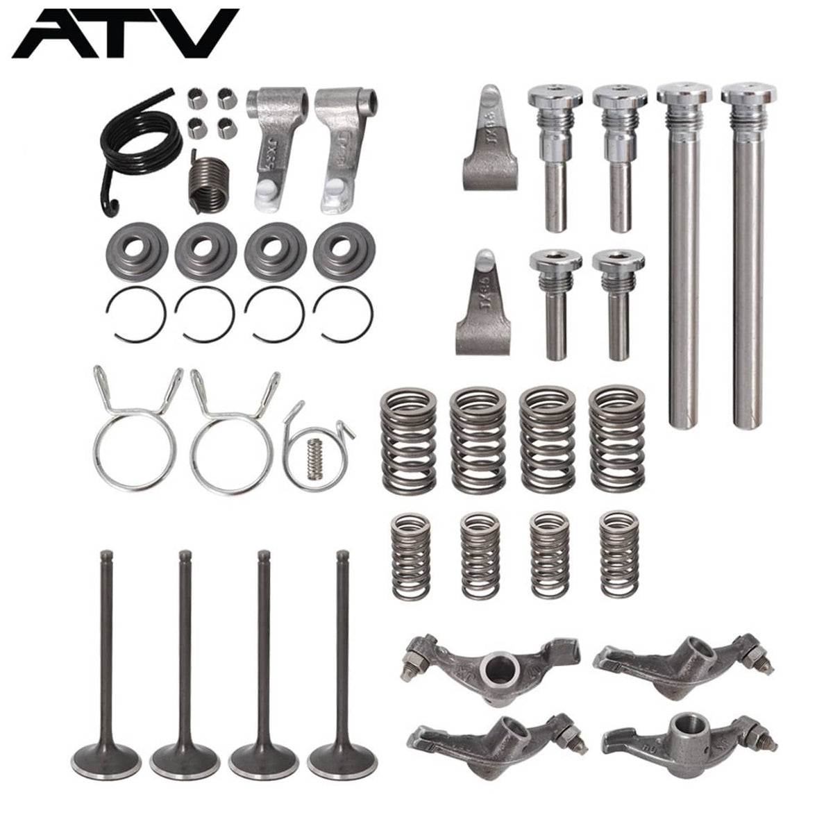 Solidspare Fit For Honda Sportrax TRX400EX Cylinder Head Rebuild Intake Valve Kit 1999-2008