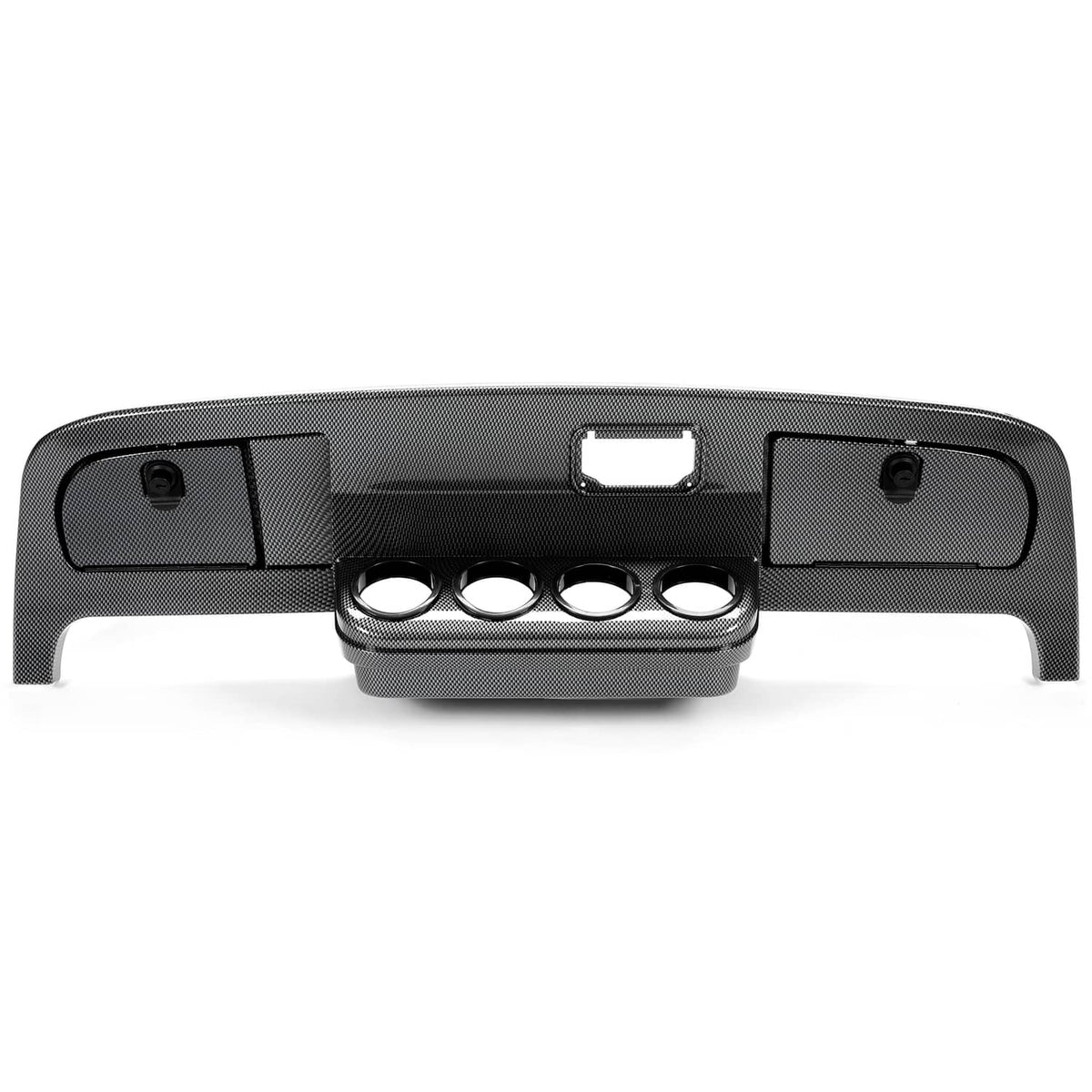 Solidspare Dash Assembly Cover Kit Carbon Fiber Style For EZGO TXT Golf Cart 1994-2013