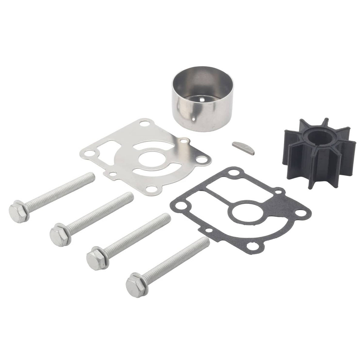 Solid Spare Water Pump Impeller Kit for Mercury Outboard 9.9 10 15 20 HP 4 Str 98-8M0135821