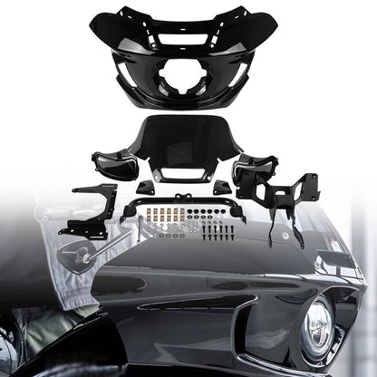 Solidspare Headlight Fairing Windshield Support Bracket For Harley Low Rider S FXLRS 20-24