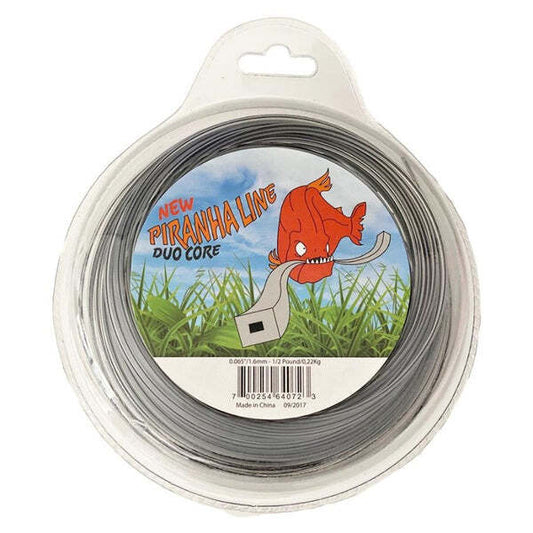 Solid Spare .065 STRING TRIMMER LINE SQUARE DUO CORE .065" 70 FEET - 1/2 POUND