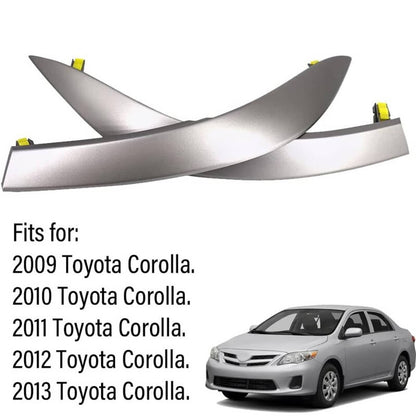 Solidspare Upper Side Central Dashboard Strip Trim Left+Right For 2009-2013 Toyota Corolla