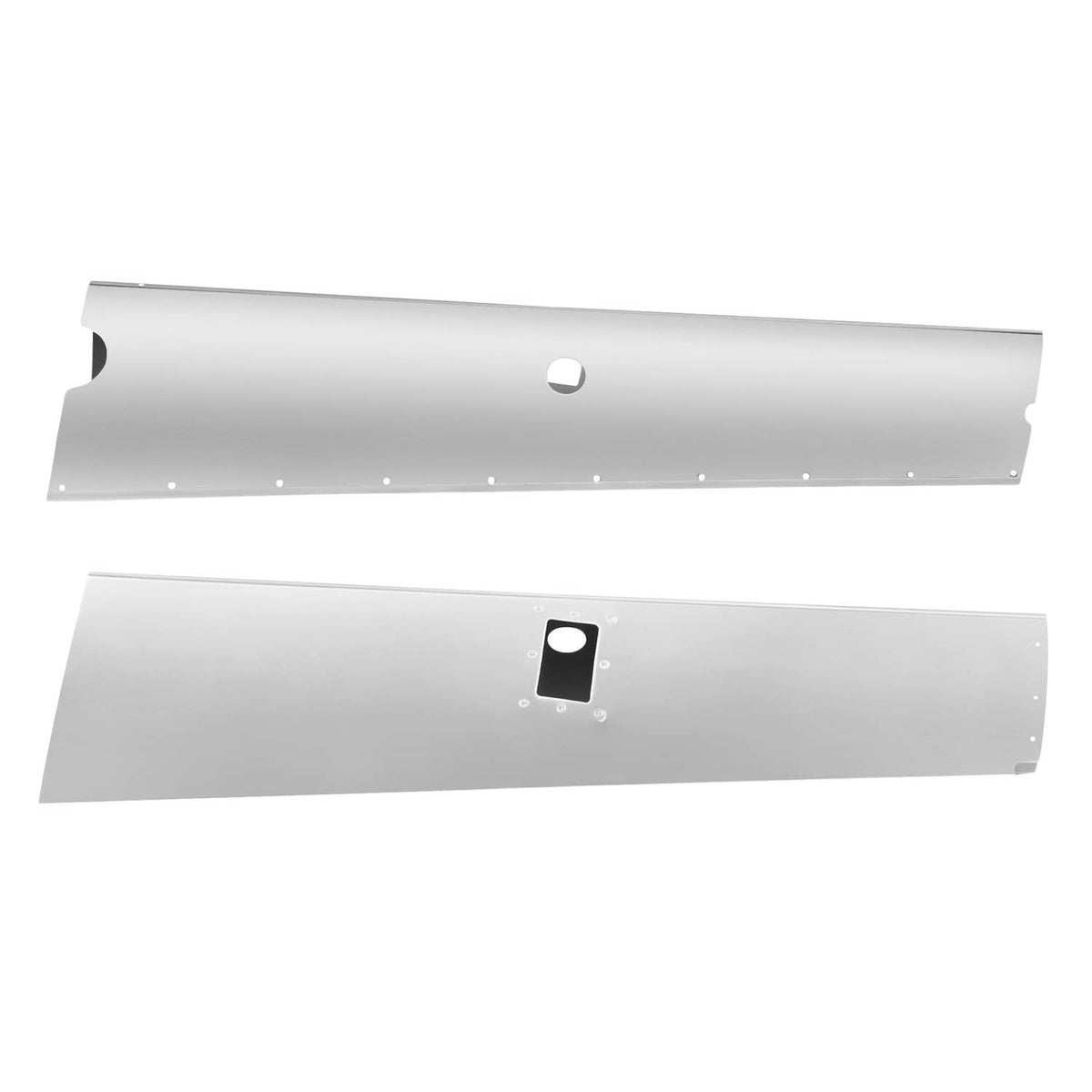 Solidspare Main Gear Leg Fairing LH+RH For Cessna 182Q 182R Aluminum Polishing Silvery