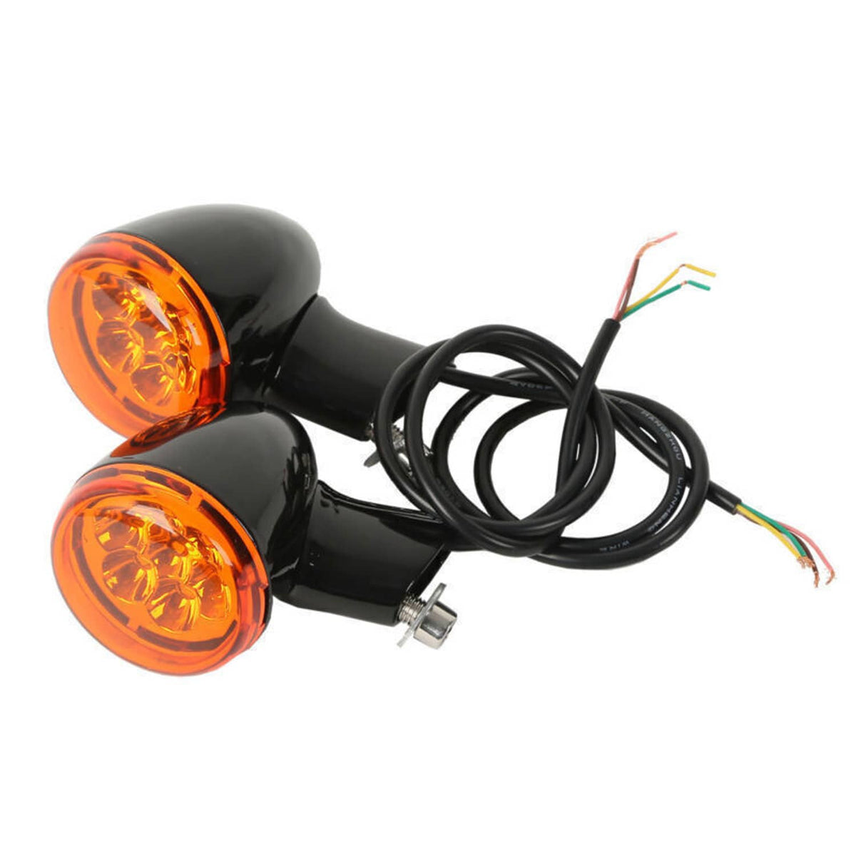 Solidspare Rear LED Turn Signals Light Bracket Fit For 1992-22 Harley Sportster XL 883 1200