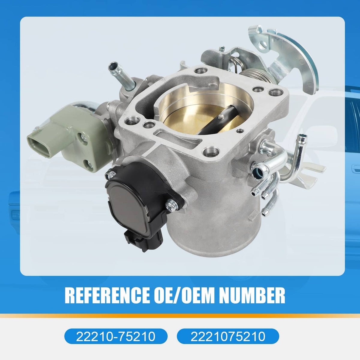 Solidspare Fuel Throttle Body Valve 22210-75210 For 1997-2004 Toyota 4Runner 2.4L 2.7L