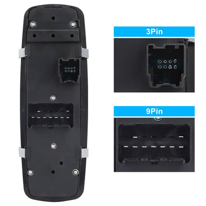 Solidspare Master Power Window Switch for 2009-2012 Dodge Ram 1500 2500 3500 Driver Side LH