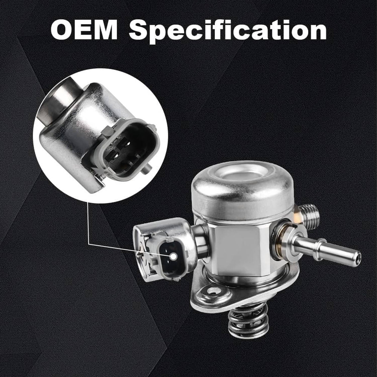 Solidspare High Pressure Fuel Pump for 2011-2016 Santa Fe Sonata Optima Sorento 2.0L 2.4L