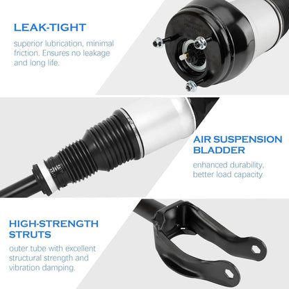 Solidspare Front Air Suspension Shock Struts w/ADS Set For Mercedes W166 X166 GL450 GLS550