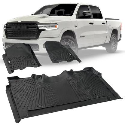 Solidspare Car Floor Mats Fit for 2019-2026 Dodge Ram 1500 Crew Cab  (NOT Classic Models)