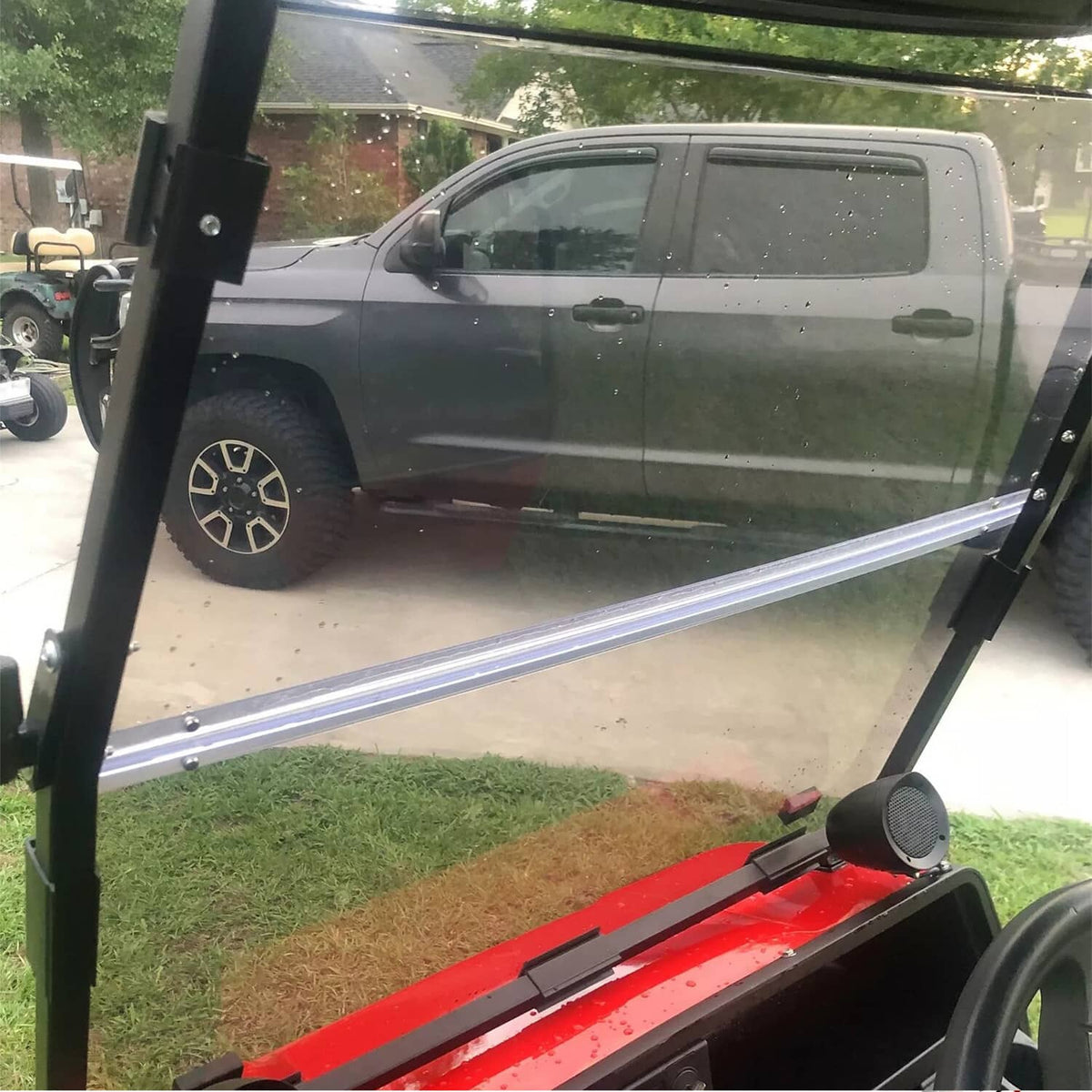 Solidspare For Club Car DS 2000.5 -UP Tinted Windshield Golf Cart Folding Windscreen