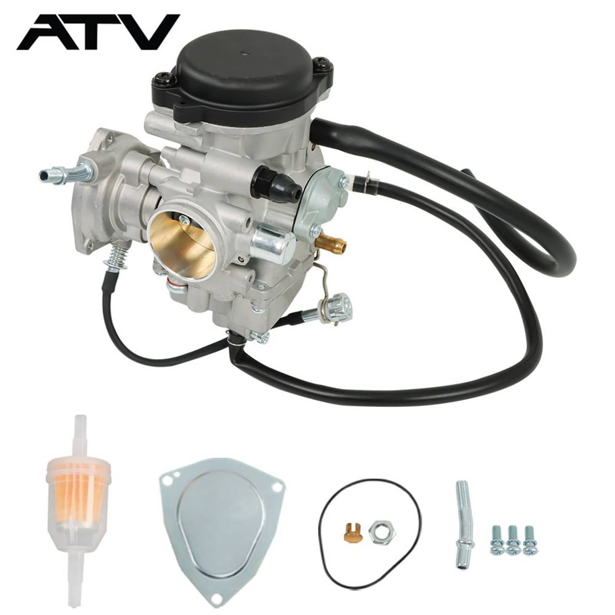 Solidspare Carburetor For Yamaha Big Bear Wolverine Kodiak Grizzly YFM350 YFM400 YFM450 ATV