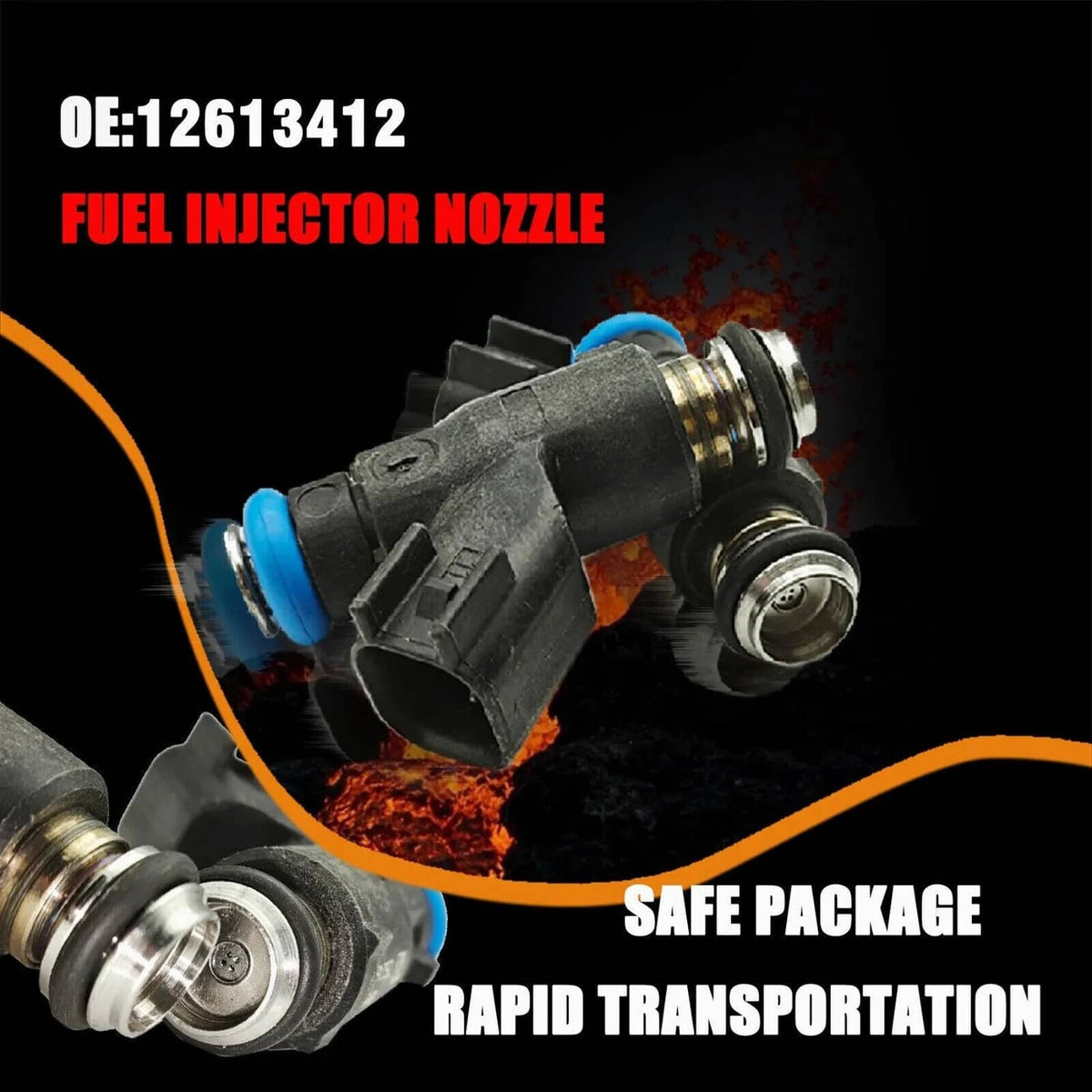 Solidspare New 8PCS Fuel Injector 12613411 For 10-13 GMC Sierra Chevrolet V8 4.8L 5.3L 6.0L