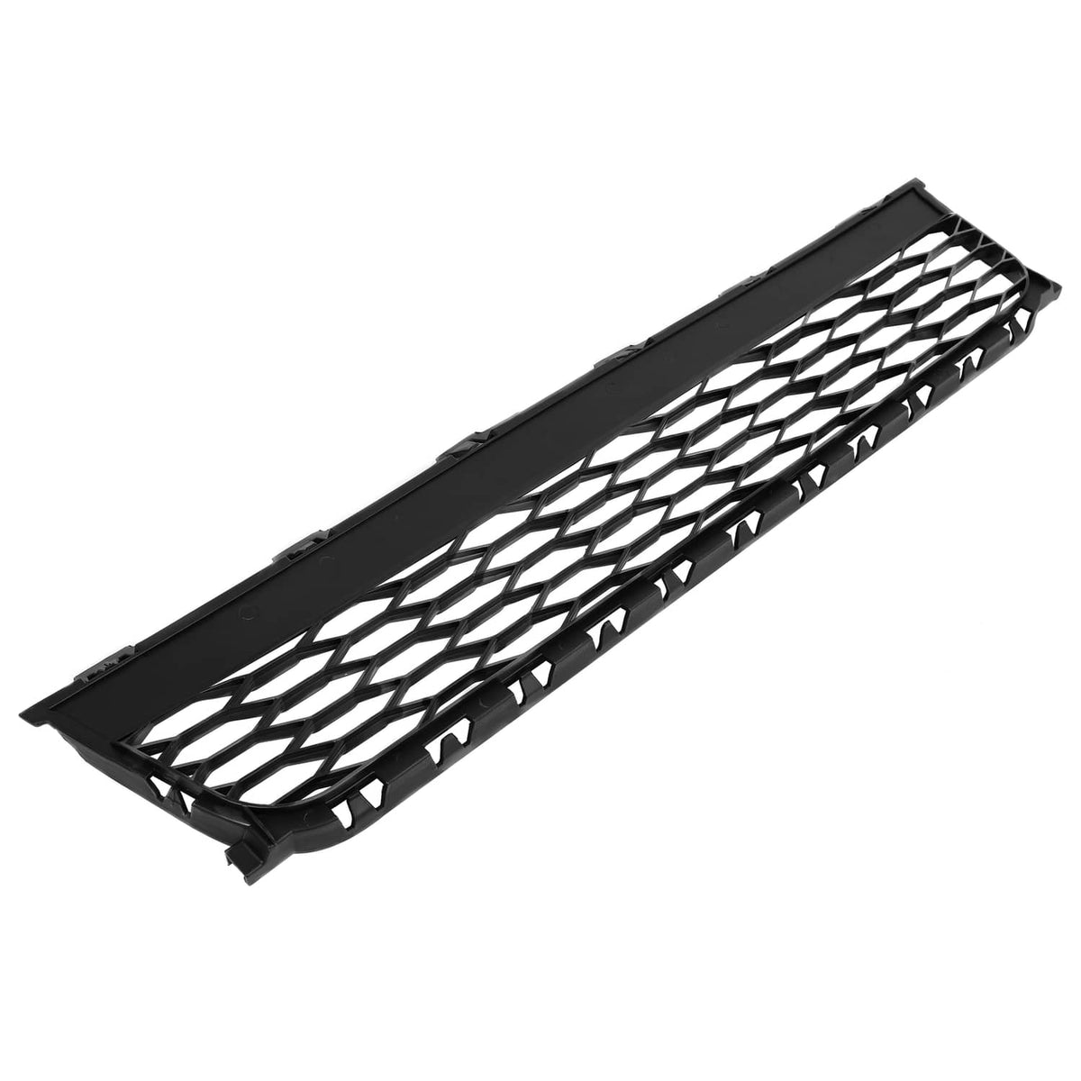 Solid Spare For Ford Explorer 2016-2019 Front Bumper Lower Grille Black Plastic Insert