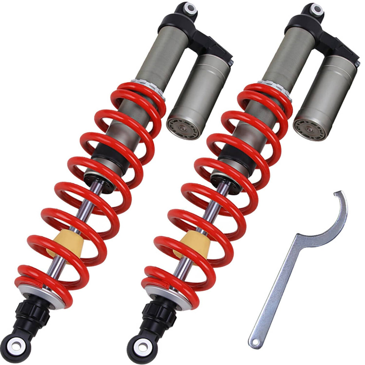 Solidspare Left and Right Performance Rear Air Shock Absorbers For Polaris Rzr 800 S & Tool