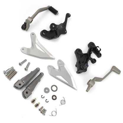 Solidspare Driver FootRest Pegs Bracket Set For Kawasaki Ninja 400 2018-24 & Z400 2019-24