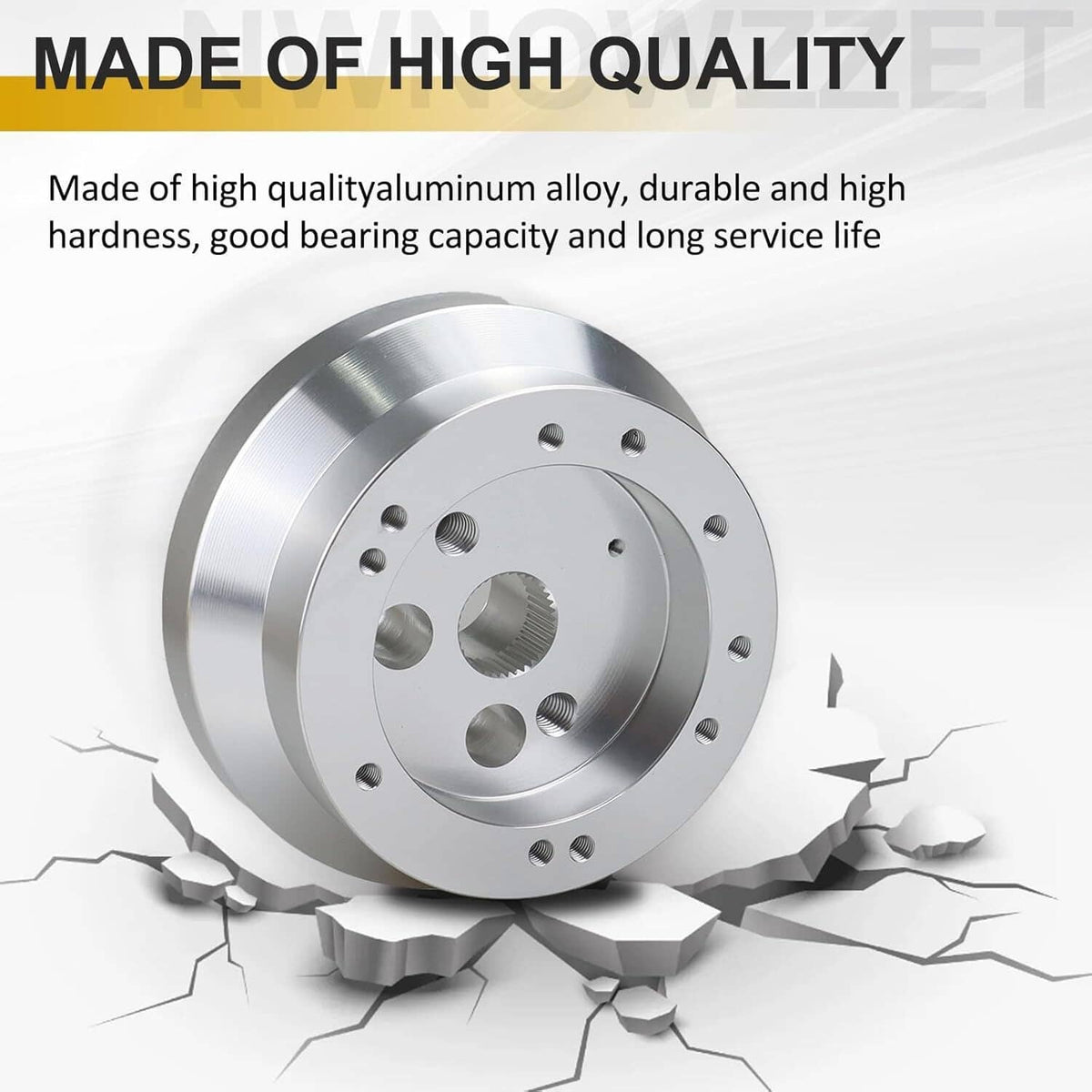 Solidspare 5 & 6 Hole Steering Wheel Polished Short Hub Adapter Ididit For GM