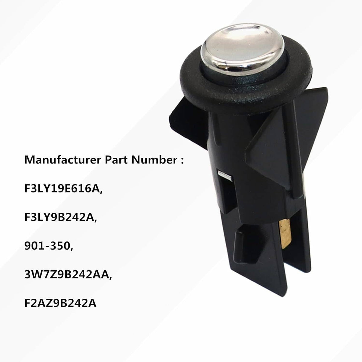 Solidspare New Fuel Door Release Switch for Town Car Crown Victoria Grand Marquis 1992-2006
