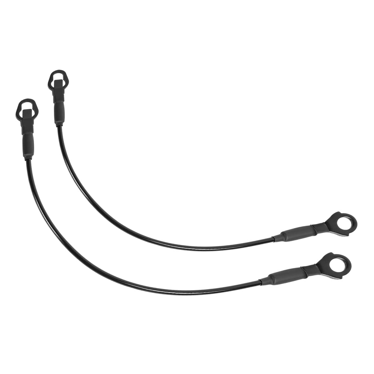 Solid Spare For Ford F-150 F250 F350 1983-1986 Truck Rear Tailgate Cables Straps Set LH+RH