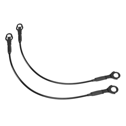 Solid Spare For Ford F-150 F250 F350 1983-1986 Truck Rear Tailgate Cables Straps Set LH+RH