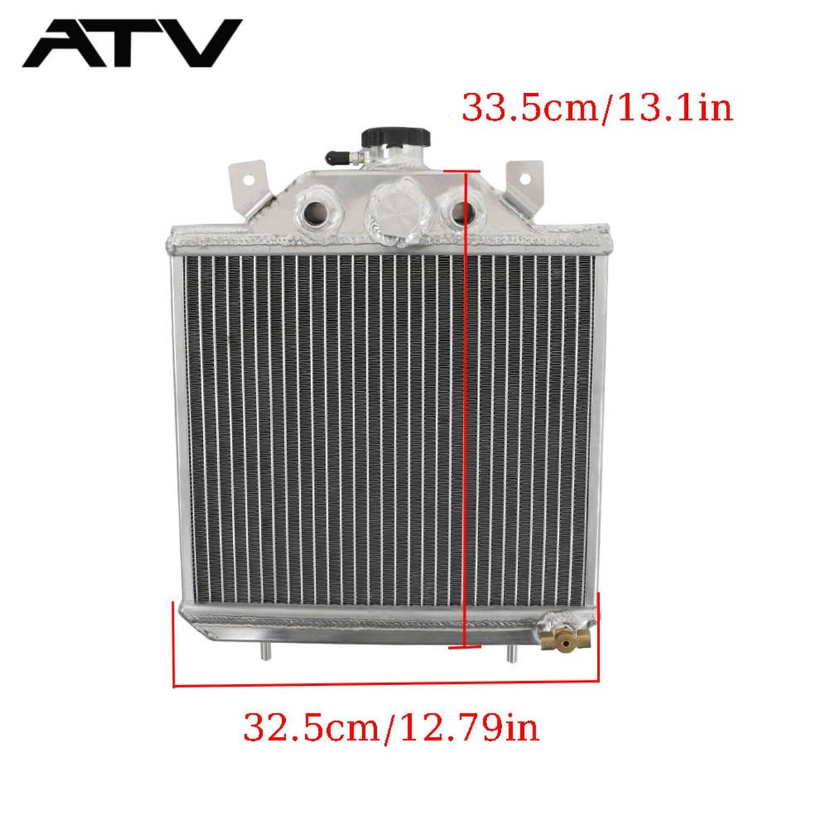 Solidspare Radiator for 1995-2001 Polaris Scrambler 400 Sportsman 500 Magnum 425 with Cap