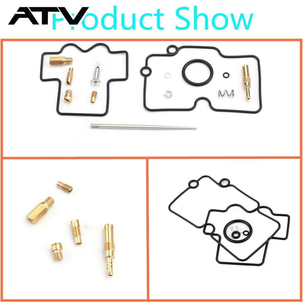 Solidspare Carburetor Rebuild Kit For 2004-2009 Yamaha YFZ450 Carb Repair 5TG-14101-31-00