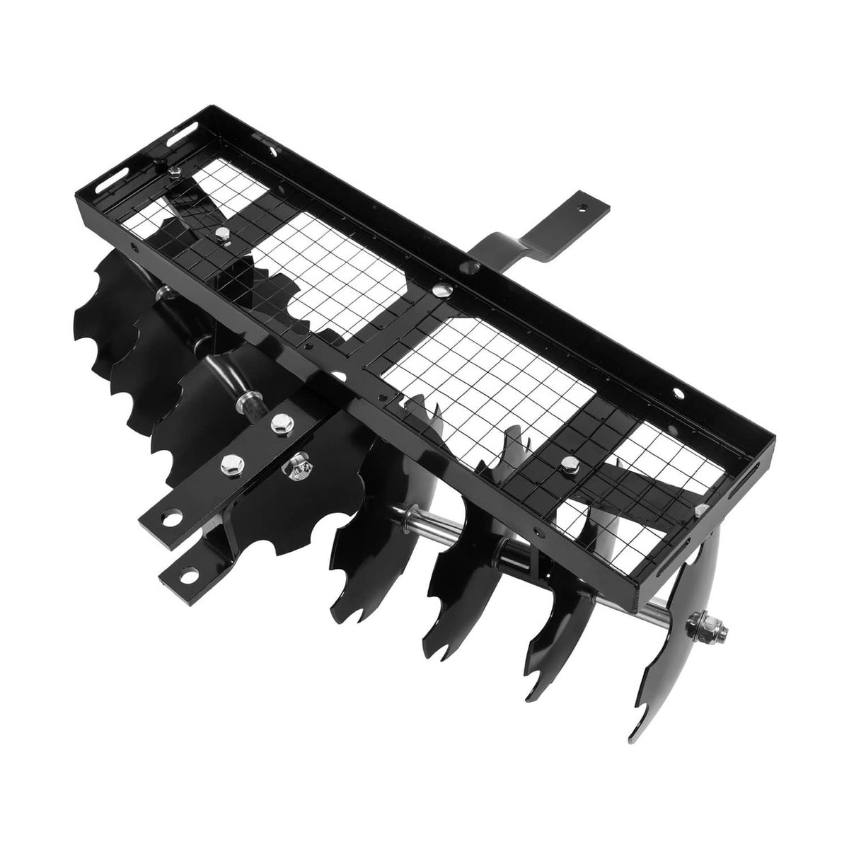 Solidspare Rear Disc Harrow 11" Steel Tow For Universal Tractor Sleeve Hitch Attachment