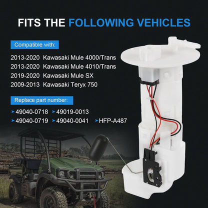 Solidspare NEW Fuel Pump 49040-0718 fit for Kawasaki Teryx 750 KRF750 2009-2013