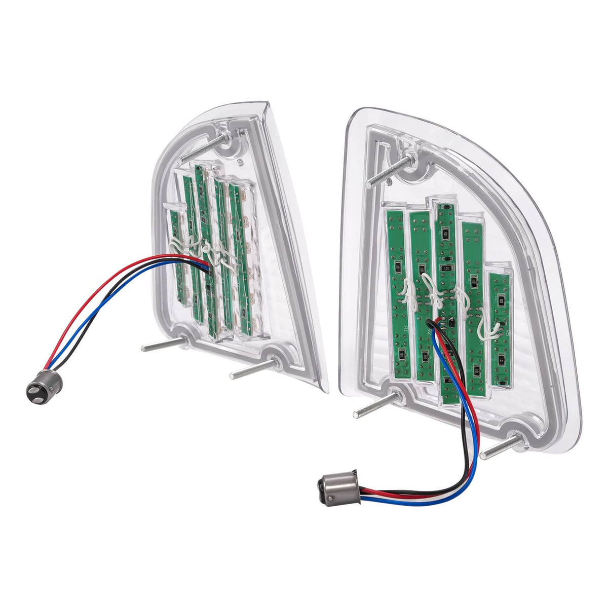 Solid Spare Pair Clear LED Turn Signal Lights Fit For 86-08 KW Kenworth K300 T300 T330 T600