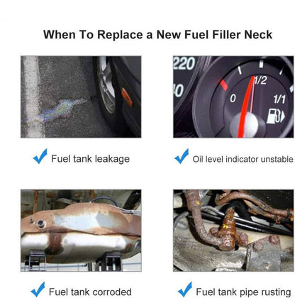 Solidspare New Fuel Tank Filler Neck Pipe For Ford F-350/450/550 Super Duty Turbo Diesel