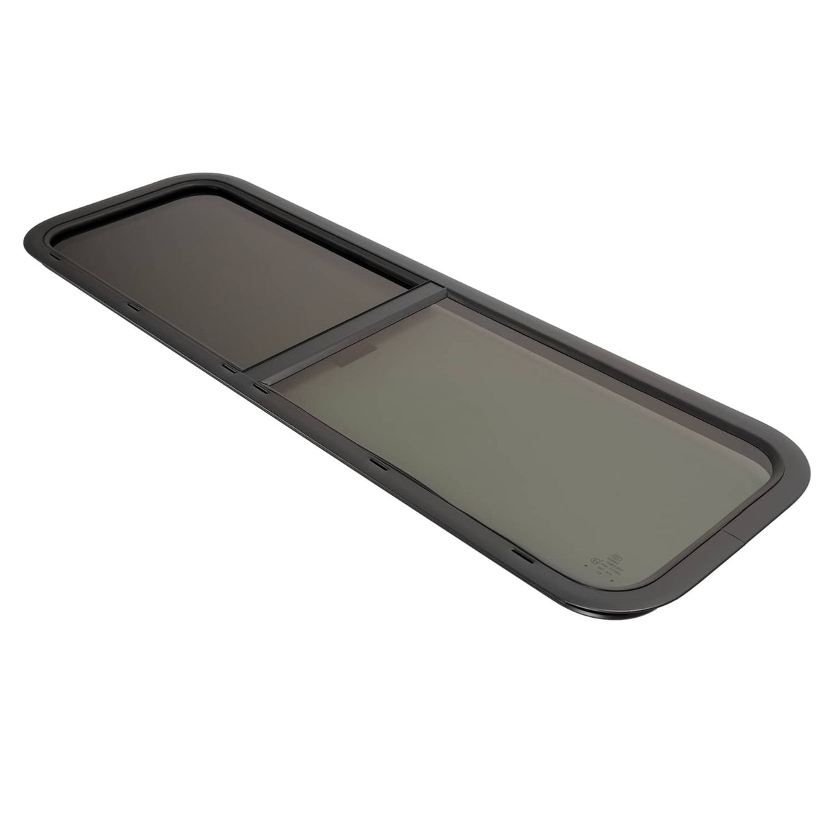 Solidspare For Camper Cargo Trailer 48" x 15" Horizontal Window Sliding RV Window w/Trim