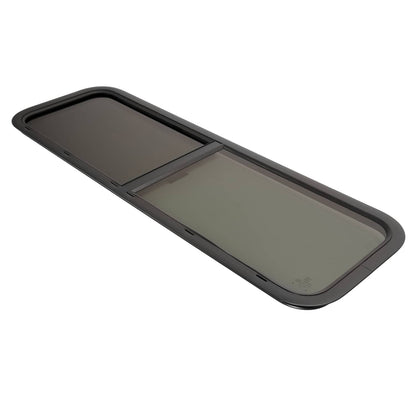 Solidspare For Camper Cargo Trailer 48" x 15" Horizontal Window Sliding RV Window w/Trim